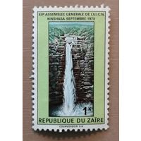 Марка Заир, Конго, Международная 12-я ассамблея в Киншасе, посвященная охране дикой природы, 1975 г.