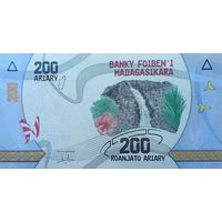 Werty71 Мадагаскар 200 ариари 2017 UNC банкнота