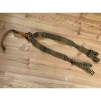 Послевоенная полевая разгрузка из брезента-похоже чешская. Клеймо не чёткое. Идеальна вместо подтяжек на каждый день-крепления на ремень хороши  советские.