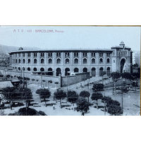 Открытка Испания tarjeta postal Барселона Barcelona