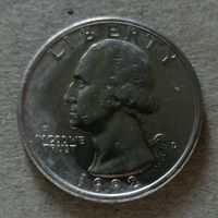 США квотер 1/4 доллара 1992 год, KM# 164a