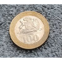 Монета Чили 100 песо 2005 г.