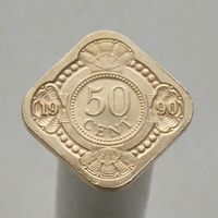 Нидерландские Антильские острова  50 центов 1990