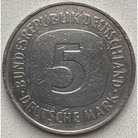 Германия 5 марок 1975 г. J
