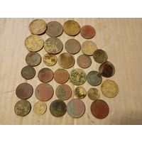 Монетки ссср 30шт