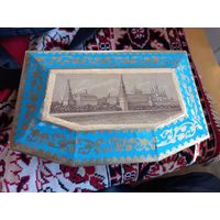 Духи и одеколон в наборе Голубой ларец ф-ка Новая Заря 1974 г. СССР винтаж Кремль