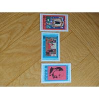 Монголия серия марок 1970 г. 100 лет со дня рождения В И.Ленина