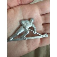 Хоккеист хоккей значок