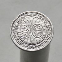 Германия 50 пфеннигов 1927 D