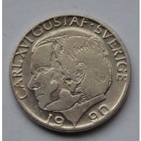 Швеция, 1 крона 1990 г.