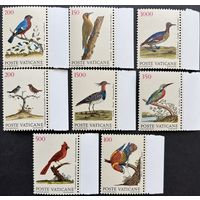 Ватикан 1989 Фауна. Птицы. Полная серия из 8 марок