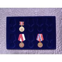 Планшет на 10 медалей Д32, горизонтальный.