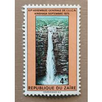 Марка Заир, Конго, Международная 12-я ассамблея в Киншасе, посвященная охране дикой природы, 1975 г.