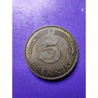 Германия ФРГ 5 пфеннигов 1993 J