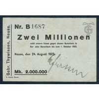 Германия 2.000.000 марок 1923 год.