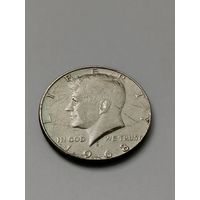 1/2 доллара США 1968 D, серебро