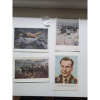 Открытки 4 штуки за 2 рубля.