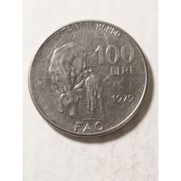 Италия 100 лир ФАО 1979