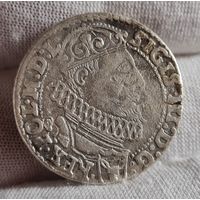 6 грошей 1627 года Сигизмунд III Речь Посполитая, м.д. Краков, ХОРОШИЙ!