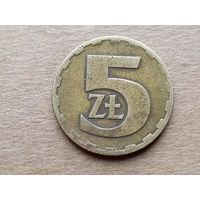 Польша 5 злотых, 1977г. (D-107)