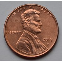 США, 1 цент  2017 г. Р