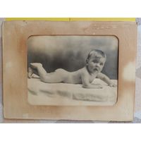 Фото рисованное "Голыш", 28*22 см, 1920-1930-е гг.