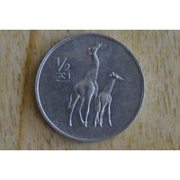Северная Корея 1/2 чона 2002 с 1 руб