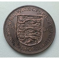 Джерси 1/12 шиллинга, 1957  1-13-25