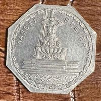 Германия Нюрнберг нотгельд 20 пфеннигов 1921 . Горгулья. трамвайный жетон