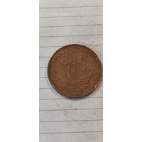 Великобритания 1/2 пенни 1967