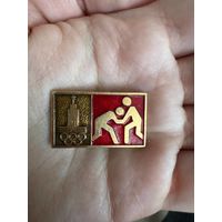 Борьба олимпиада 80 значок