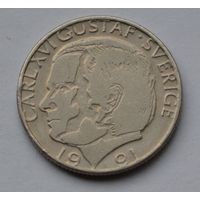 Швеция, 1 крона 1991 г.