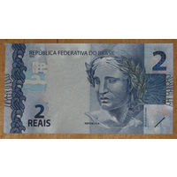 Бразилия 2010 2 реала P252f UNC