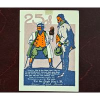 1922 год Германия 25 пфеннигов