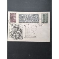 Польша 1960 КПД с полной серией марок "550 лет битве при Танненберге (Грюнвальд)" (спецгашение) Mi.1174-1176 каталог 6.50 евро