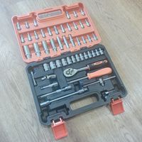 Набор инструментов ISMA с трещоткой (1/4", 53 предмета)