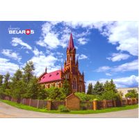 Планета Беларусь, Костёл Пресвятого Сердца Иисуса, Столовичи, 2019, тираж 1000