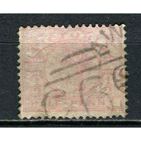 Австралийские штаты - Виктория - 1886/1898 - Королева Виктория 1/2Р - [Mi.100a] - 1 марка. Гашеная.  (Лот 21HT)-TG3P15