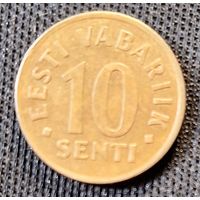 10 центов 1991 г., Эстония