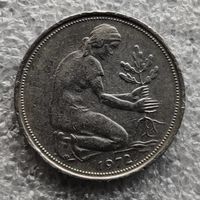 Германия 50 пфеннигов  1972 г.   "D"