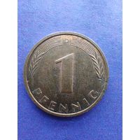 Германия ФРГ 1 пфенниг 1990 D