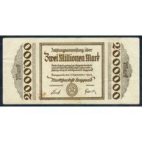 Германия 2.000.000 марок 1923 год.