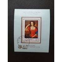 Польша 1982 Блок Mi.88 с маркой "Международная филателистическая выставка "PHILEXFRANCE-82"" (гашение с клеем) Mi.2814 каталог 4.50 евро