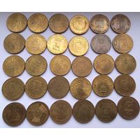 Разные Юбилейные монеты России ГВС.Всего 30 штук