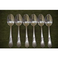 Ложки мельхиоровые  6 шт  ( 17,8 см )