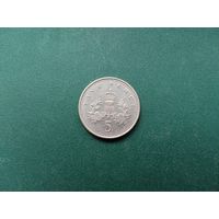 5 пенсов Великобритания.