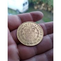 Золотая монета 8 эскудо 1806 года (Мексика, Карл IV)