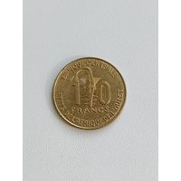 Западная Африка 10 франков 2022 года
