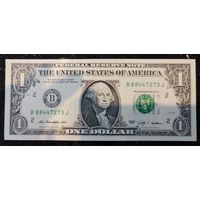 1 доллар США 2009 г., номера подряд B88447273J, B88447274J, B88447275J, B88447276J