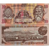 Гондурас 10 Лемпира 2014 UNC П1-95